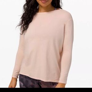 Back in action lululemon long sleeve top